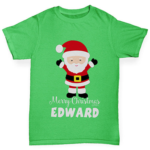 Santa Personalised Boy's T-Shirt