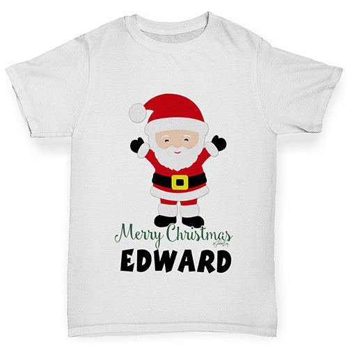 Santa Personalised Boy's T-Shirt