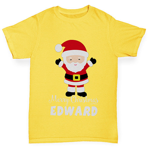 Santa Personalised Boy's T-Shirt