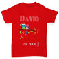 All I Want For Christmas Is You Personalised Boy's T-Shirt