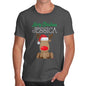 Red Nosed Reindeer Personalised Men's T-Shirt