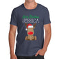 Red Nosed Reindeer Personalised Men's T-Shirt