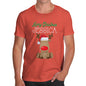 Red Nosed Reindeer Personalised Men's T-Shirt