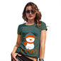 Christmas Snowman Personalised Women's T-Shirt 