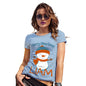 Christmas Snowman Personalised Women's T-Shirt 