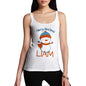 Christmas Snowman Personalised Women's Tank Top