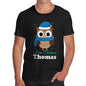 Christmas Owl Personalised Men's T-Shirt