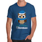 Christmas Owl Personalised Men's T-Shirt