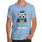 Christmas Owl Personalised Men's T-Shirt