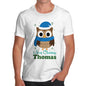 Christmas Owl Personalised Men's T-Shirt