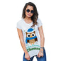 Christmas Owl Personalised Women's T-Shirt 