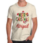 Merry Christmas Personalised Men's T-Shirt