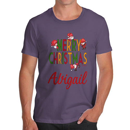 Merry Christmas Personalised Men's T-Shirt