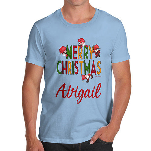 Merry Christmas Personalised Men's T-Shirt
