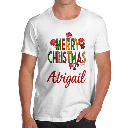 Merry Christmas Personalised Men's T-Shirt