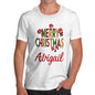 Merry Christmas Personalised Men's T-Shirt