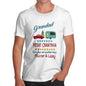 Personalised Merry Christmas Caravan Men's T-Shirt