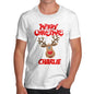 Merry Christmas Reindeer Personalised Men's T-Shirt