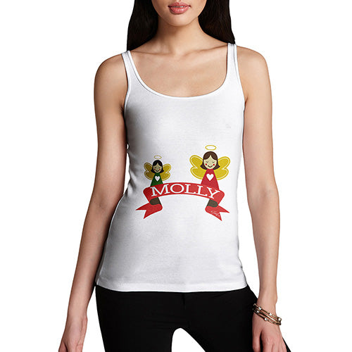 Sweet Angels Beautiful Banner Personalised Women's Tank Top