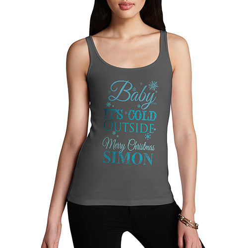 Baby It's Cold Outside Personalised Women's Tank Top