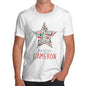 Merry Christmas Beautiful Star Personalised Men's T-Shirt