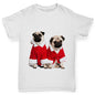 Christmas Pugs Santa Boy's T-Shirt