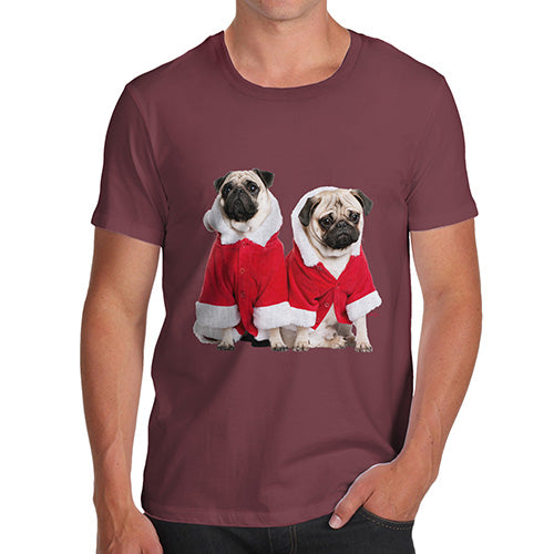 Christmas Pugs Santa Men's T-Shirt