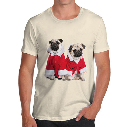 Christmas Pugs Santa Men's T-Shirt