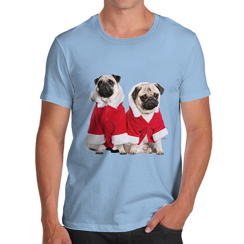 Christmas Pugs Santa Men's T-Shirt