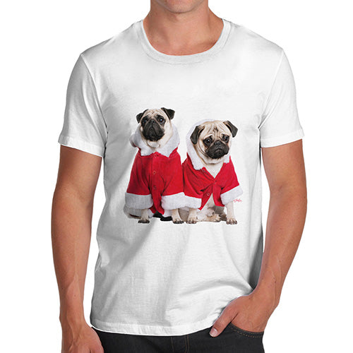 Christmas Pugs Santa Men's T-Shirt