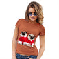 Christmas Pugs Santa Women's T-Shirt 