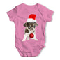 Christmas Bauble Puppy Baby Grow Bodysuit