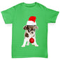 Christmas Bauble Puppy Boy's T-Shirt