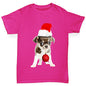 Christmas Bauble Puppy Girl's T-Shirt 