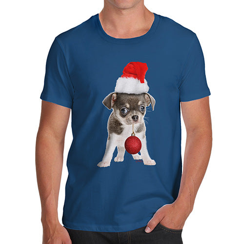 Christmas Bauble Puppy Men's T-Shirt