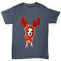 Christmas Reindeer Chihuahua Boy's T-Shirt