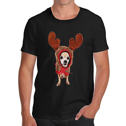 Christmas Reindeer Chihuahua Men's T-Shirt