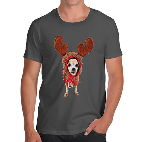 Christmas Reindeer Chihuahua Men's T-Shirt