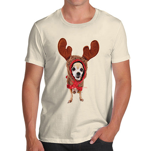 Christmas Reindeer Chihuahua Men's T-Shirt