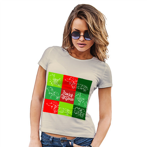 Merry Christmas Dogs Women's T-Shirt 