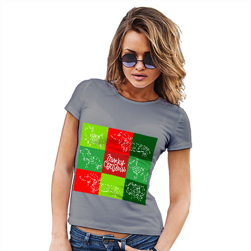 Merry Christmas Dogs Women's T-Shirt 