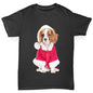 Christmas King Charles Spaniel Boy's T-Shirt