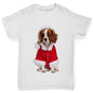 Christmas King Charles Spaniel Boy's T-Shirt