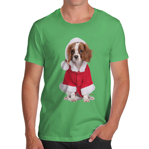 Christmas King Charles Spaniel Men's T-Shirt