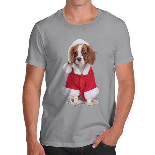 Christmas King Charles Spaniel Men's T-Shirt