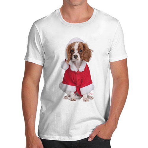 Christmas King Charles Spaniel Men's T-Shirt