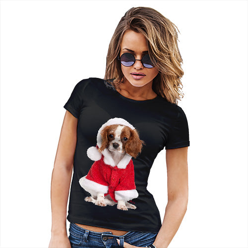 Christmas King Charles Spaniel Women's T-Shirt 