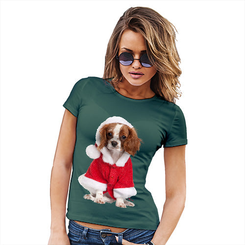 Christmas King Charles Spaniel Women's T-Shirt 