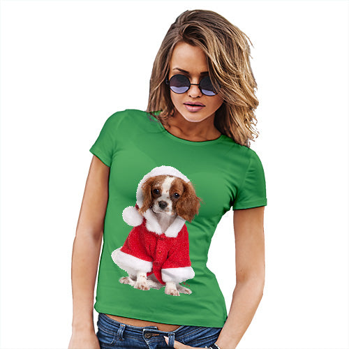 Christmas King Charles Spaniel Women's T-Shirt 