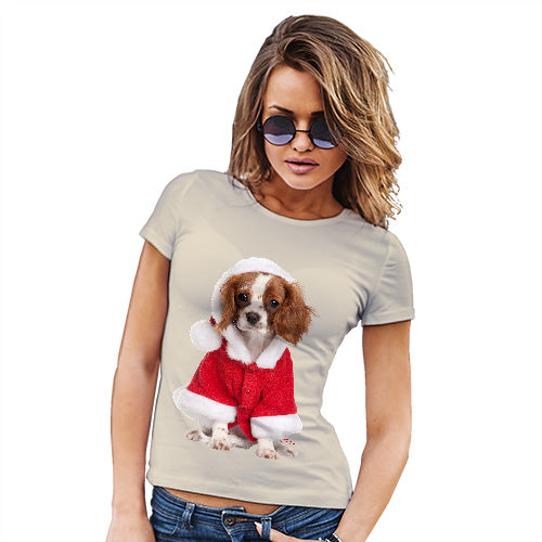 Christmas King Charles Spaniel Women's T-Shirt 